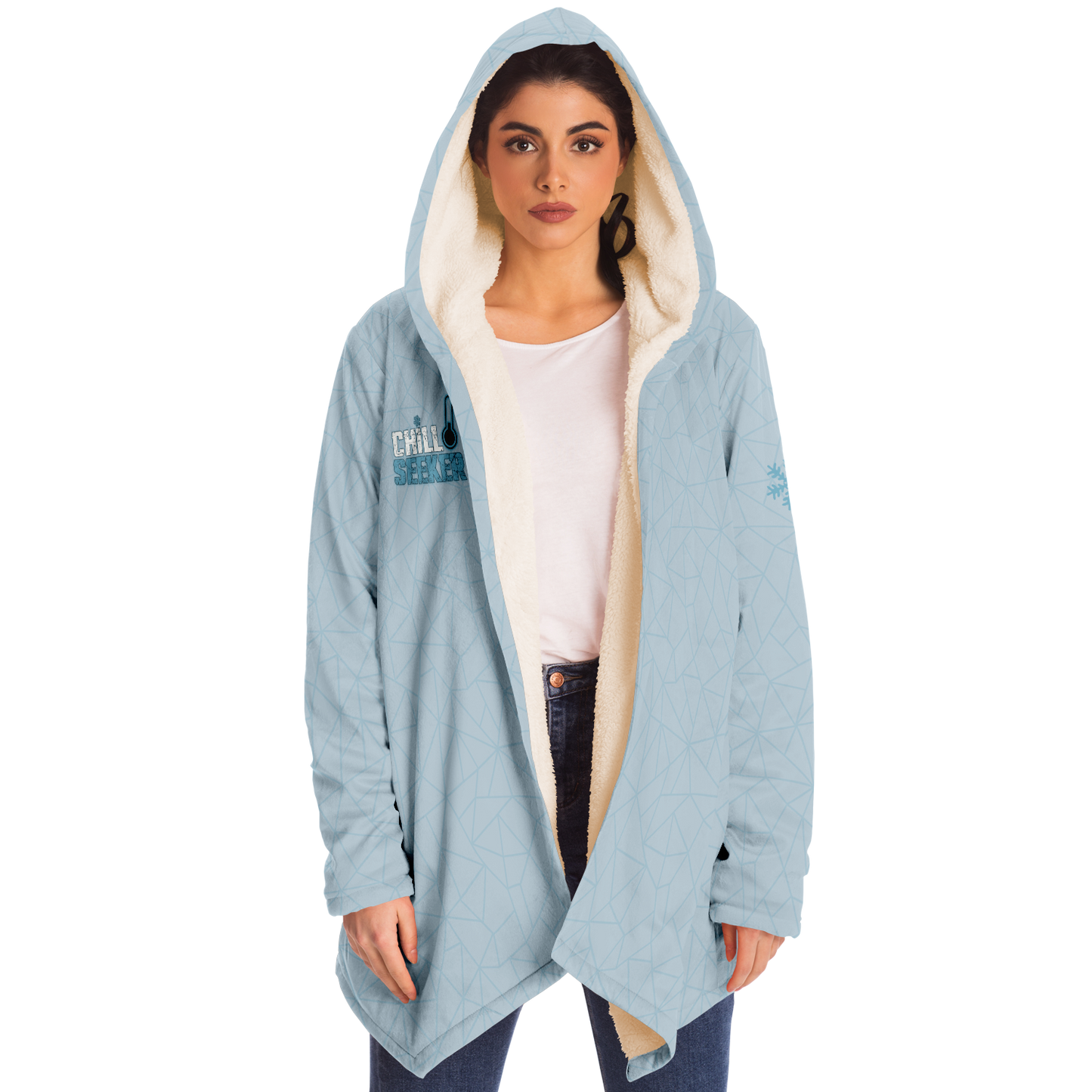 Limited Edition - Chill Seeker Microfibre Fleece Dry Robe - SKY BLUE